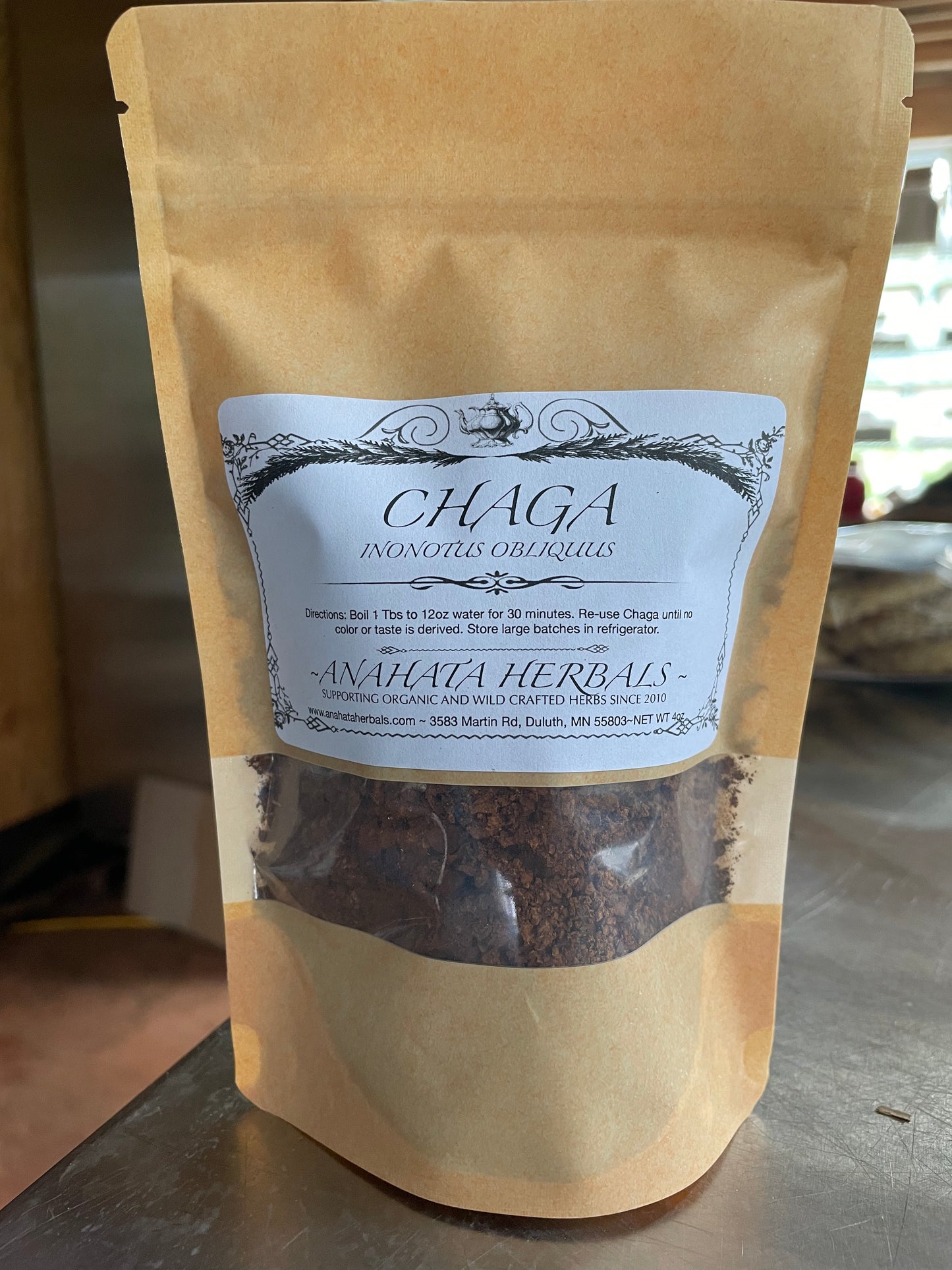 Raw Ground Chaga (Teagrade)