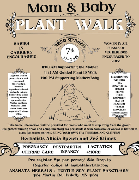 Mom and Baby Plant Walk and Class