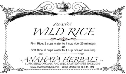 Wild Rice (Minnesota wild harvested zizania)